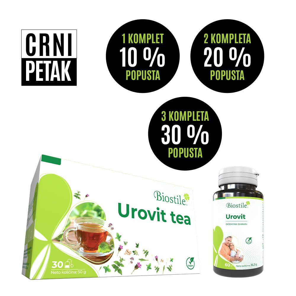 UROVIT KOMPLET KAPSULE + ČAJ