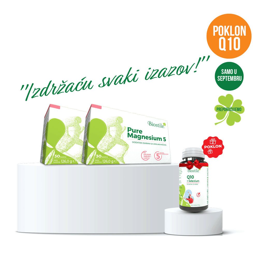 2 x Pure Magnesium + POKLON Koenzim Q10