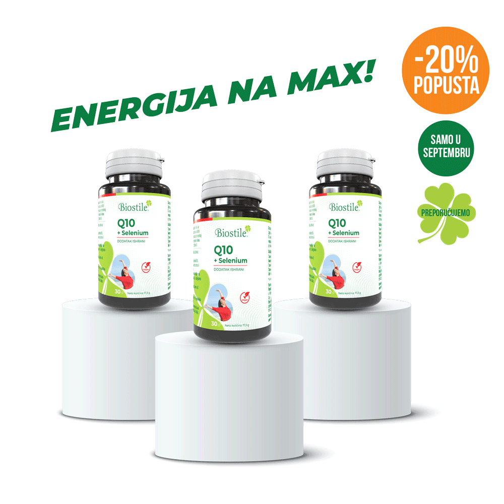 3 x Koenzim Q10 sa selenom (20% popusta)