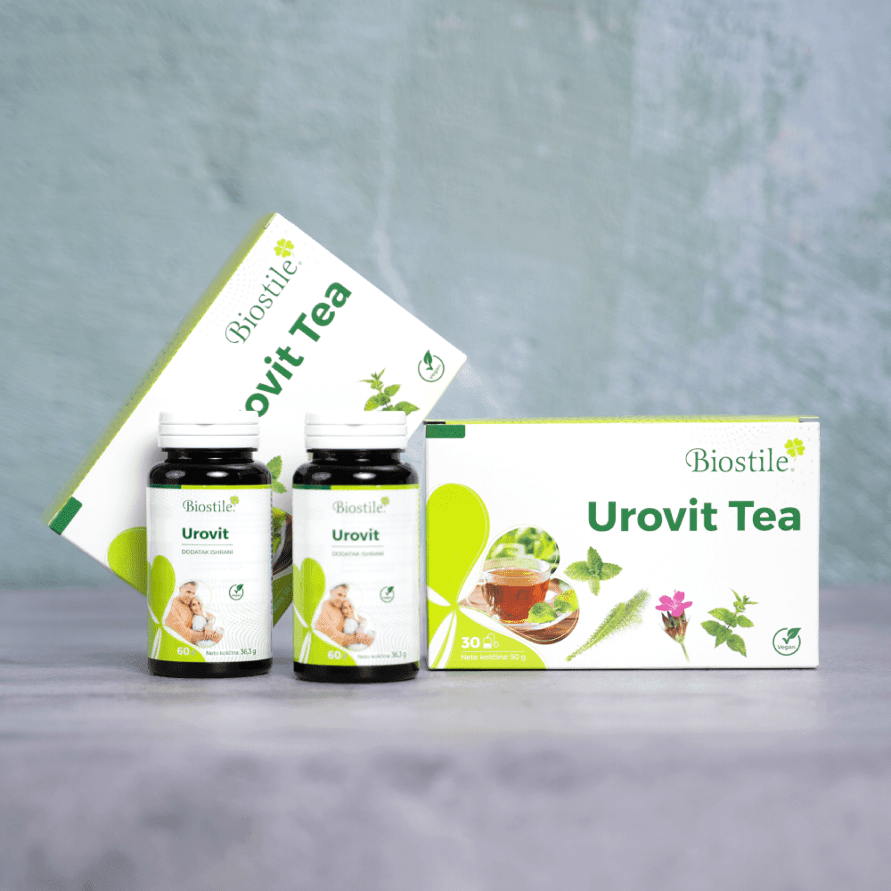 UROVIT KOMPLET KAPSULE + ČAJ 13 BioStile Urovit 26 7 min
